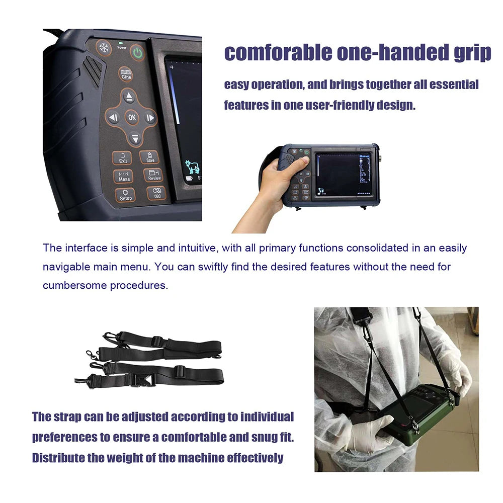 Portable Veterinary Ultrasound Scanner Vet B-Ultra Pregnancy Machine Handheld