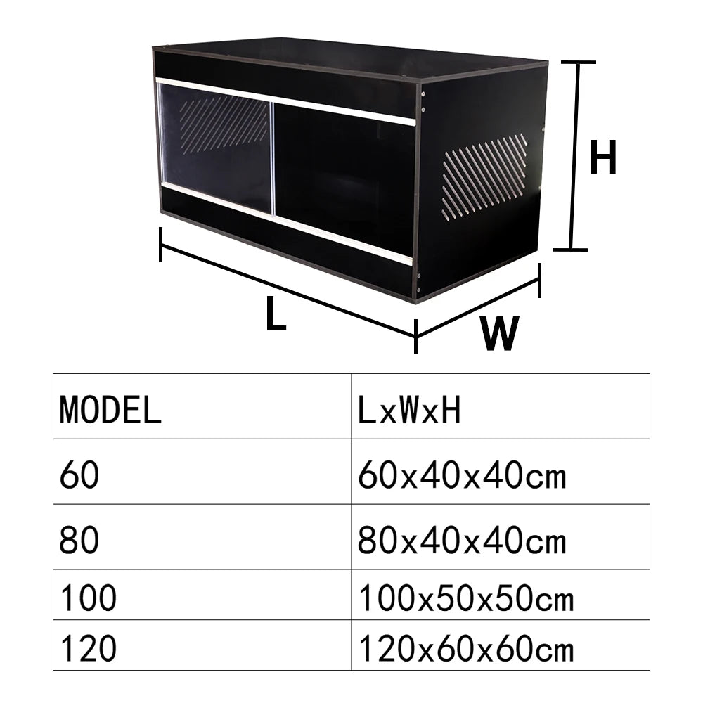 Simple Style 4x2x2 Flat Pack Temperature Control Enclosure for Reptiles