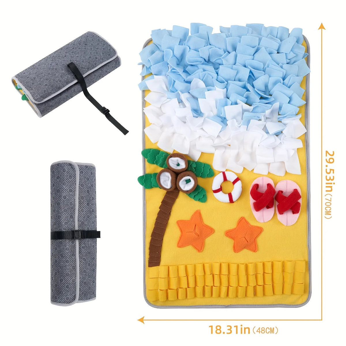 New Pet Sniffing Mat Dog -Training Hidden Food Blanket