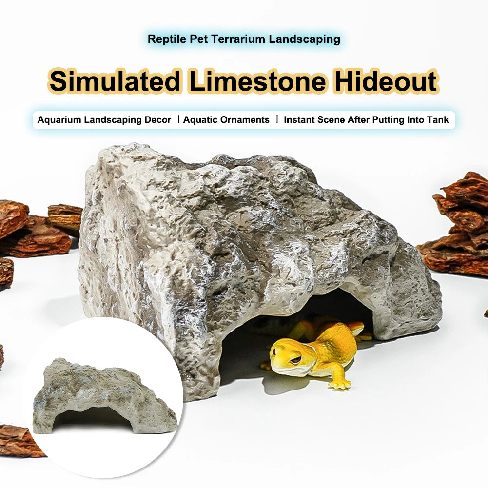 1PCS Climbing pets imitate rocks to avoid caves, snakes help molt