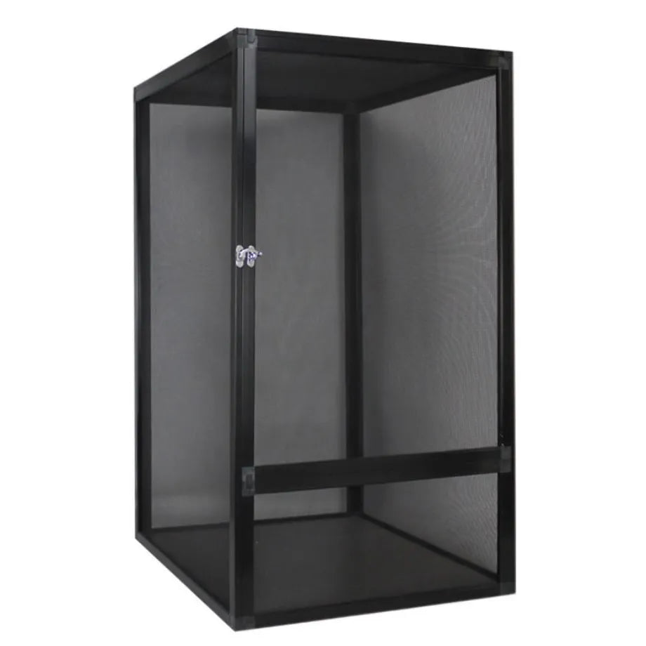 Reptile Pet Housing Aluminum Detachable Screen Cage Ventilated Breathable Reptile Terrarium