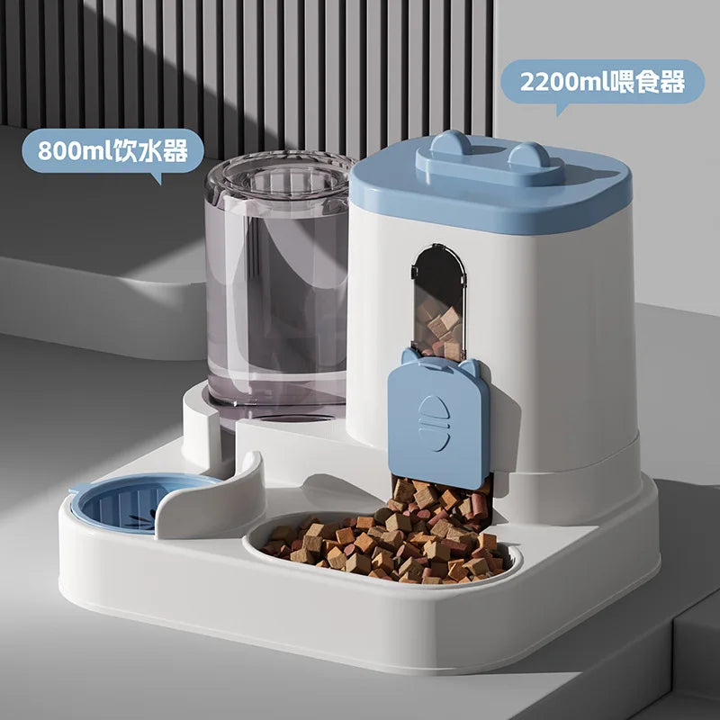 Cat Bowl Automatic Feeder with Spill Proof Design