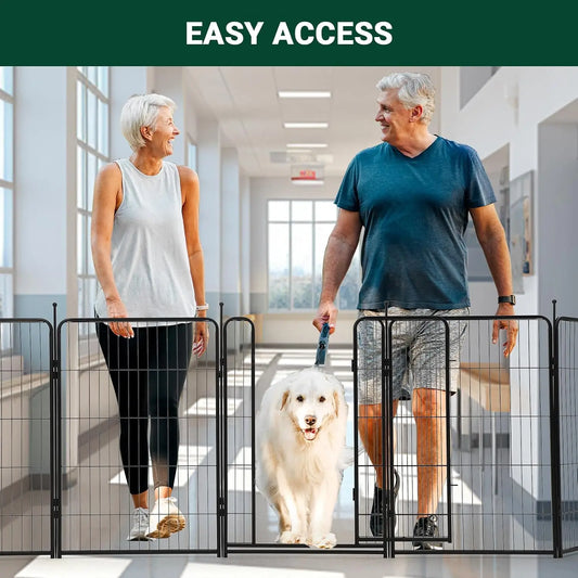 16 Panels - Heavy Duty Pet Fence Indoor / Outdoor Pet Safety