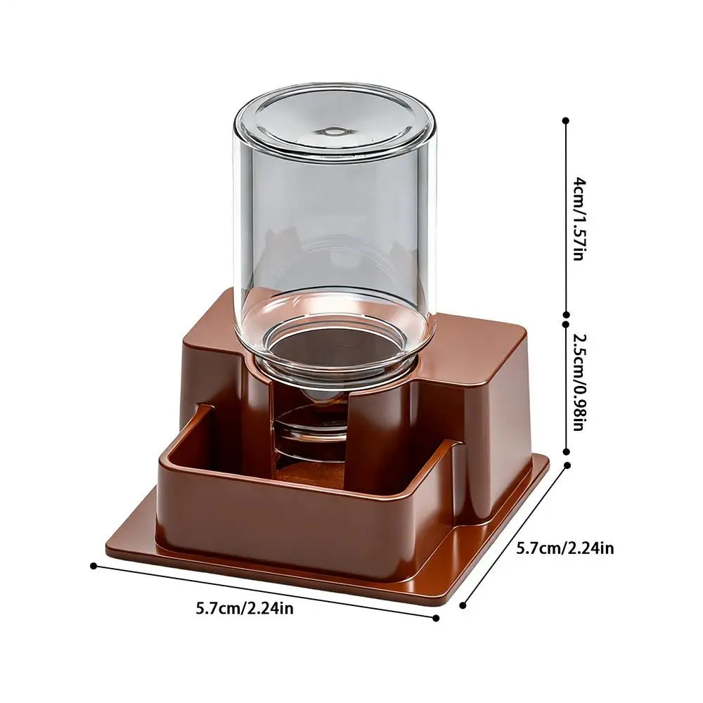 Automatic Gravity Water Dispenser Reptile Feeder Detachable Bowl
