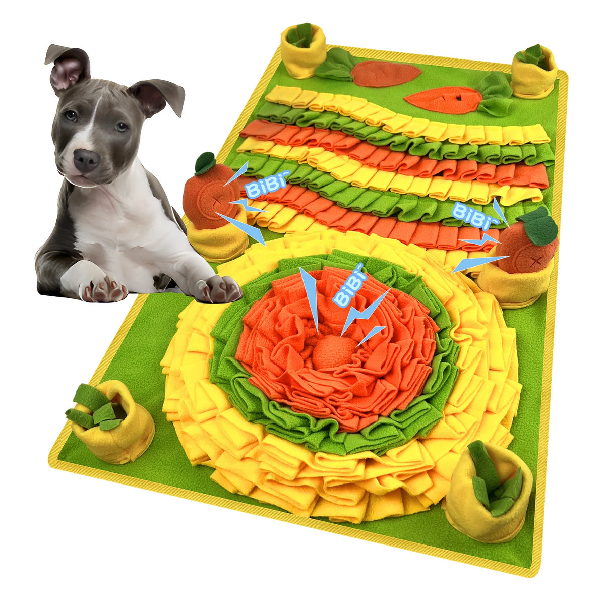 New Pet Sniffing Mat Dog -Training Hidden Food Blanket