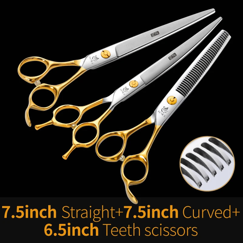 Fenice 6.5/6.75/7.0/7.5 inch Professional Dog Grooming Scissors for  Cutting -  Thinning - Shears