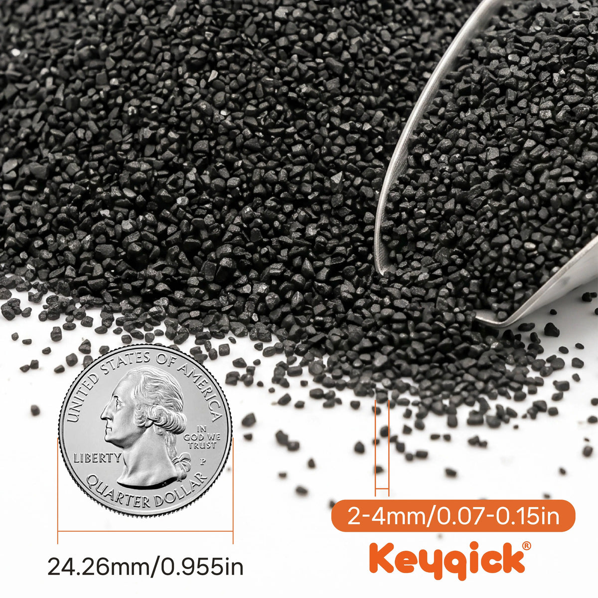 Black Sand Gravel, Decorative Black Sand for Aquarium Fish Tank Substrate, Ideal for Filling Plant Vases And Enhancing Outdoor Decorative Aquariums, Succulents, Pots, Gardening, Crafts, Vase Filler, Plant Decoration, Landscap