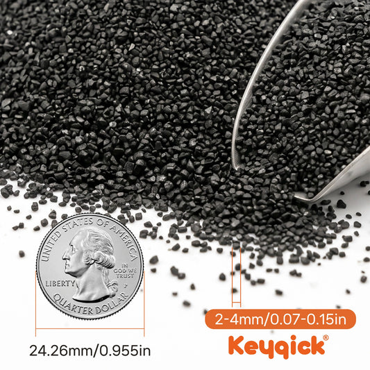 Black Sand Gravel, Decorative Black Sand for Aquarium Fish Tank Substrate, Ideal for Filling Plant Vases And Enhancing Outdoor Decorative Aquariums, Succulents, Pots, Gardening, Crafts, Vase Filler, Plant Decoration, Landscap