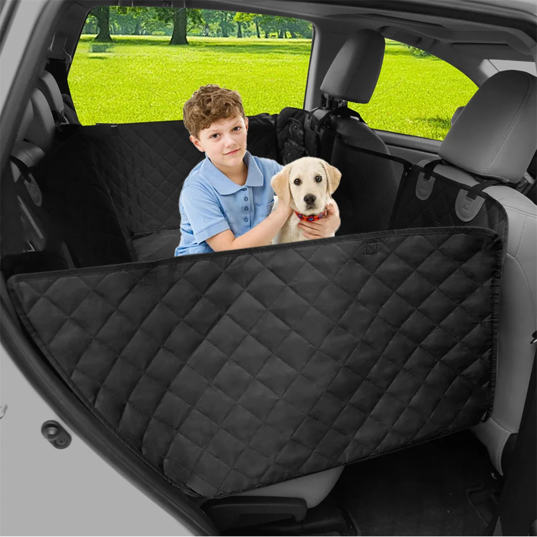 Waterproof Dog Car Seat Cover for Pet Travel - Scratch-Proof