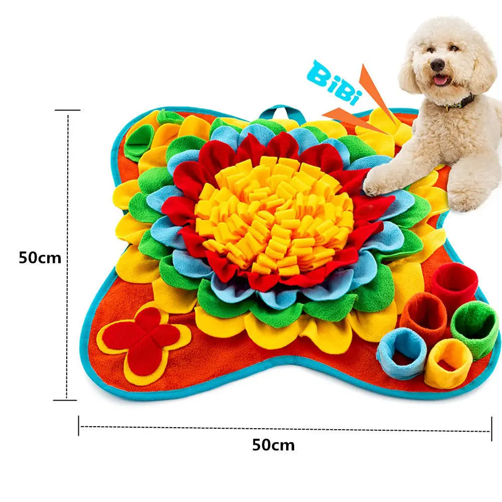 New Pet Sniffing Mat Dog -Training Hidden Food Blanket