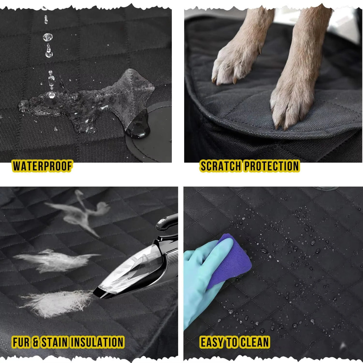 Front Seat Dog Accessories Cover 100% Waterproof