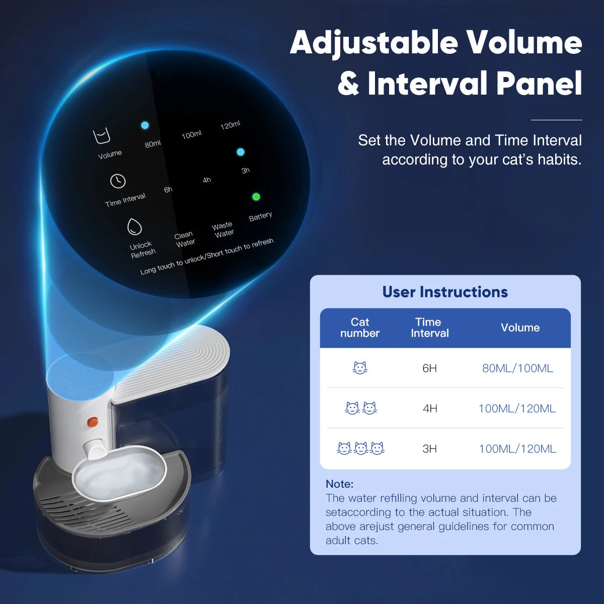 Pet gravity Stainless Steel Bowl -Intelligent Pouring Water Dispenser Automatically Purifies The Wireless Drinking Bowl