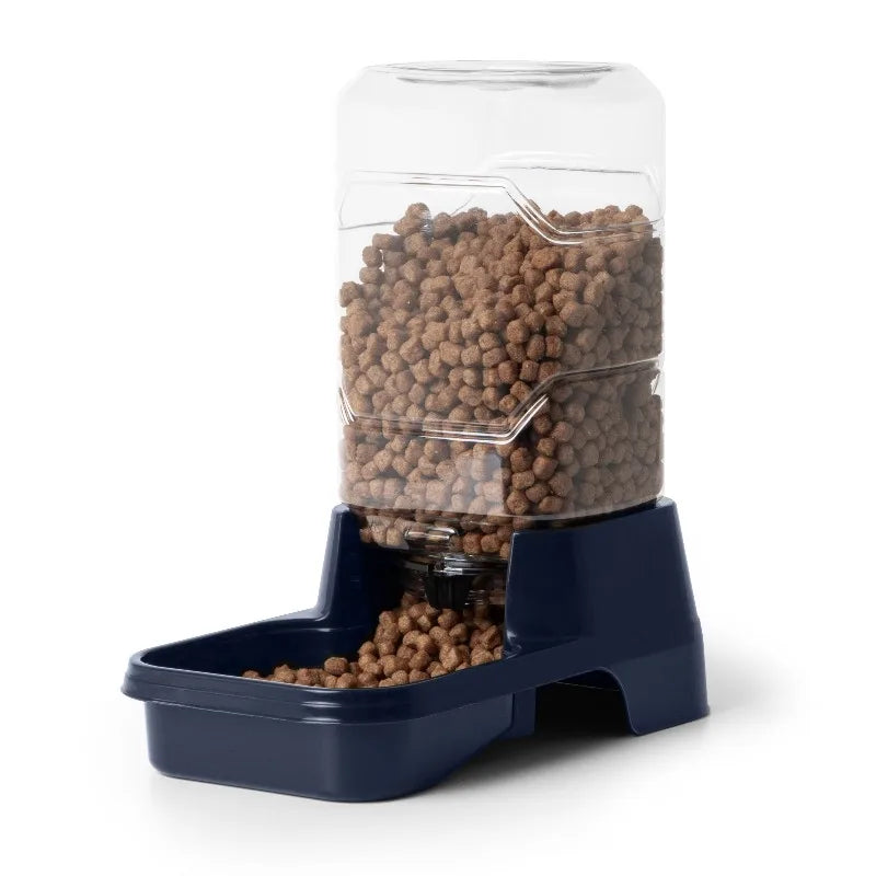 2 lb Gravity Feeder for Extra Small Pets, Navy
